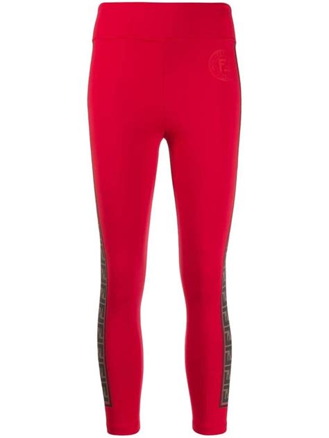 fendi leggings red|fendi tights for women.